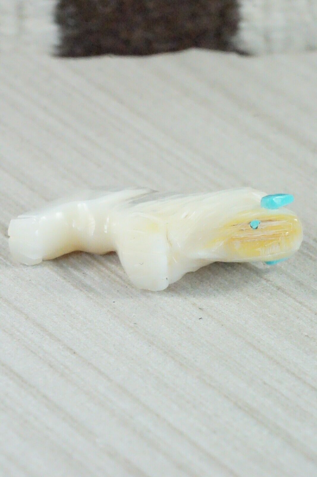 Buffalo Zuni Fetish Carving - Kevin Quam