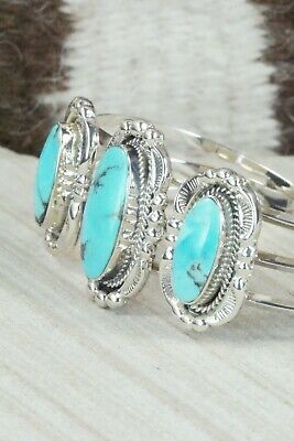 Turquoise & Sterling Silver Bracelet - Irvin Tsosie