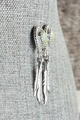 Turquoise & Sterling Silver Earrings - Angie Platero