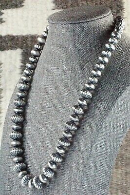 Sterling Silver Navajo Pearl Necklace - Presley Haley