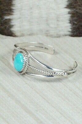 Turquoise & Sterling Silver Bracelet - Lenora Begay - High Lonesome Trading