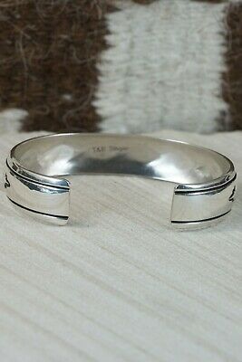 Navajo Sterling Silver Bracelet - Richard Singer