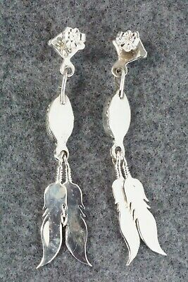 Turquoise & Sterling Silver Earrings - Shania Henio