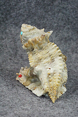 Horned Toad Zuni Fetish Carving - Ben Kamaasee