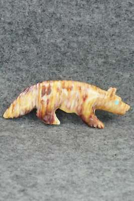 Wolf Zuni Fetish Carving - Andres Quandelacy