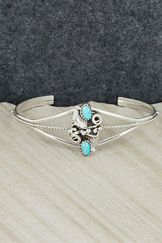 Turquoise & Sterling Silver Bracelet - William Begay