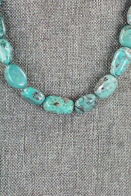 Turquoise & Sterling Silver Necklace - Navajo