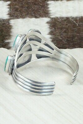 Turquoise & Sterling Silver Bracelet - Raymond Delgarito