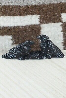 Crows Zuni Fetish Carving - Tony Mackel
