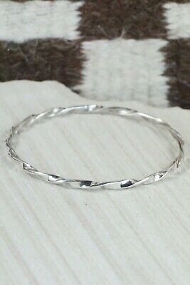 Sterling Silver Bangle - Elaine Tahe