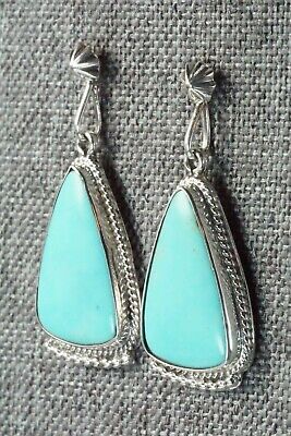 Turquoise & Sterling Silver Earrings - Sharon McCarthy