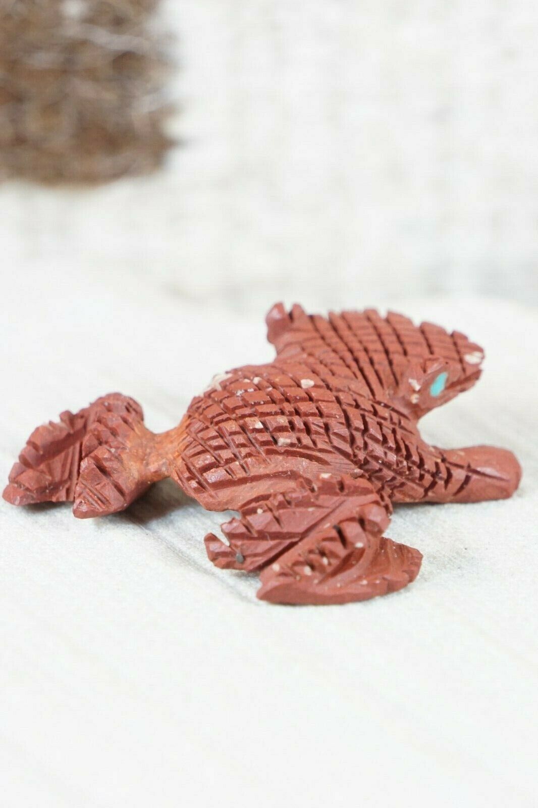 Frog Zuni Fetish Carving - Waylon Cheama - High Lonesome Trading