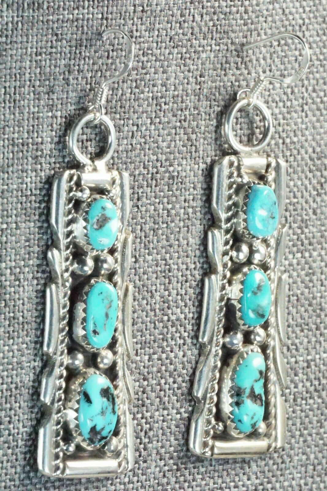 Turquoise & Sterling Silver Pendant and Earrings - Anthony Brown