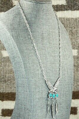 Turquoise & Sterling Silver Necklace - Henry Attakai