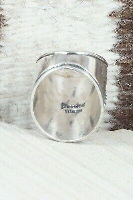 Turquoise & Sterling Silver Ring - Derrick Gordon - Size 9.5 - High Lonesome Trading