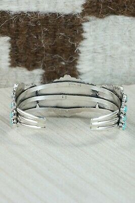 Navajo Turquoise and Sterling Silver Bracelet - Zeita Begay