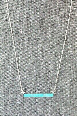Turquoise & Sterling Silver Necklace - MaDerral Kallestewa - High Lonesome Trading