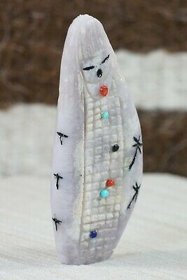 Corn Maiden Zuni Fetish Carving - Sandra Quandelacy