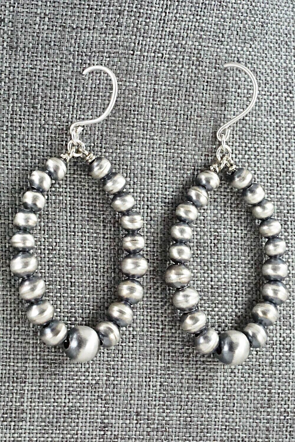 Sterling Silver Navajo Pearl Earrings - Amanda Perry