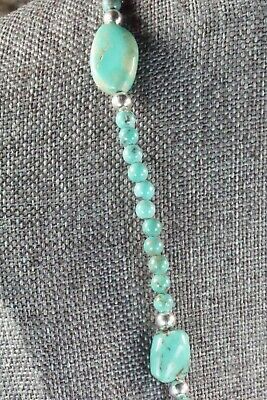Turquoise & Sterling Silver Necklace - Navajo