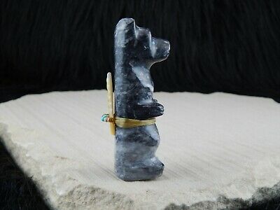 Bear Zuni Fetish  Carving - Peter Gasper - High Lonesome Trading
