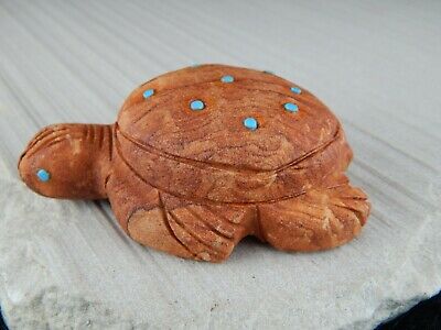 Turtle - Zuni Fetish - Louise Ponchuella - Zuni Turtle Carving - Native American - High Lonesome Trading