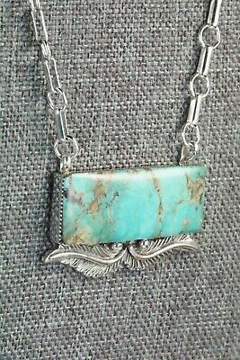Turquoise & Sterling Silver Necklace - Greg Yazzie
