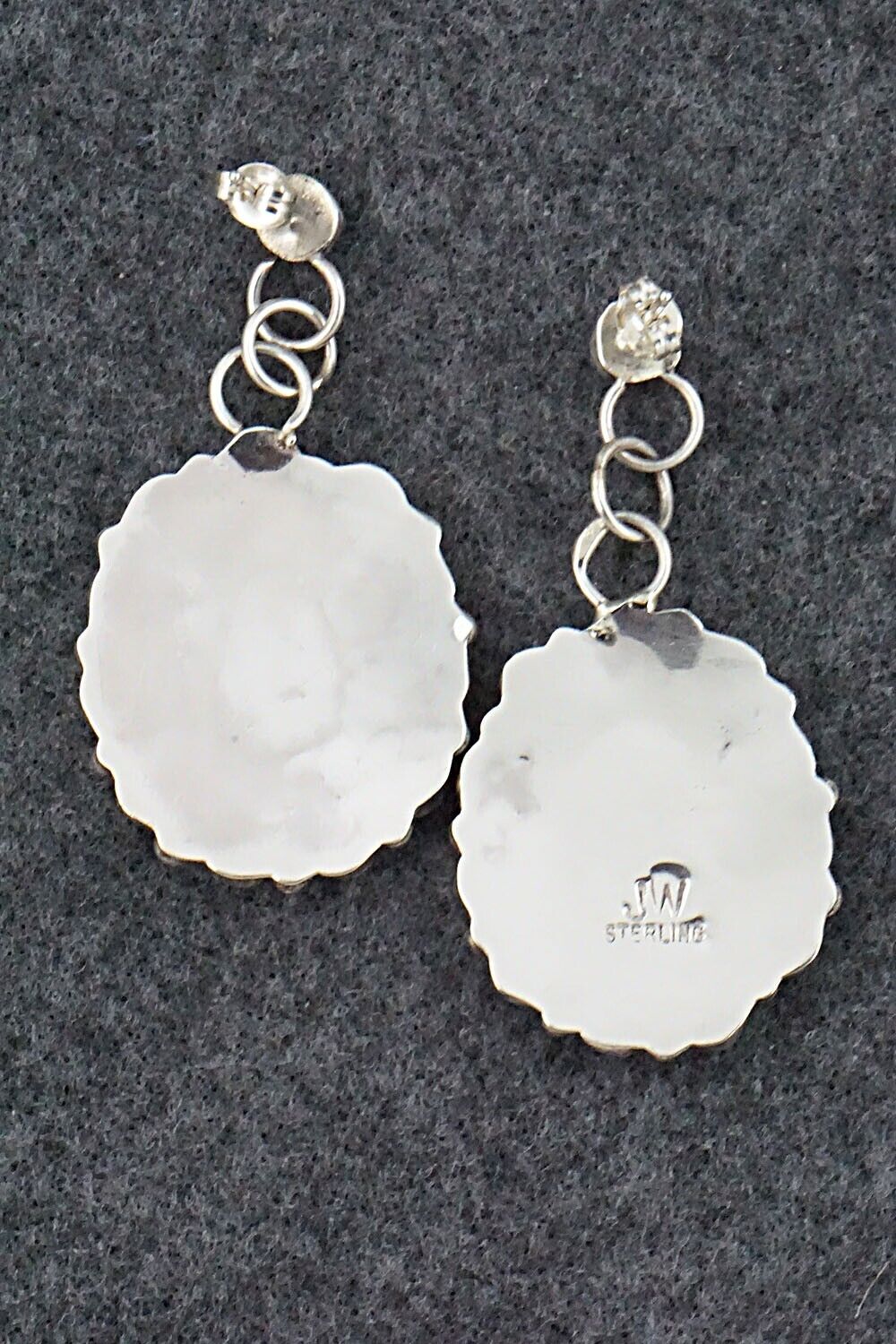 Turquoise & Sterling Silver Earrings - Justina Wilson