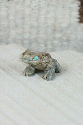 Frog Zuni Fetish Carving - Dane Malani - High Lonesome Trading