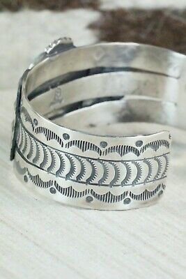 Navajo Turquoise and Sterling Silver Bracelet - Raymond Delgarito
