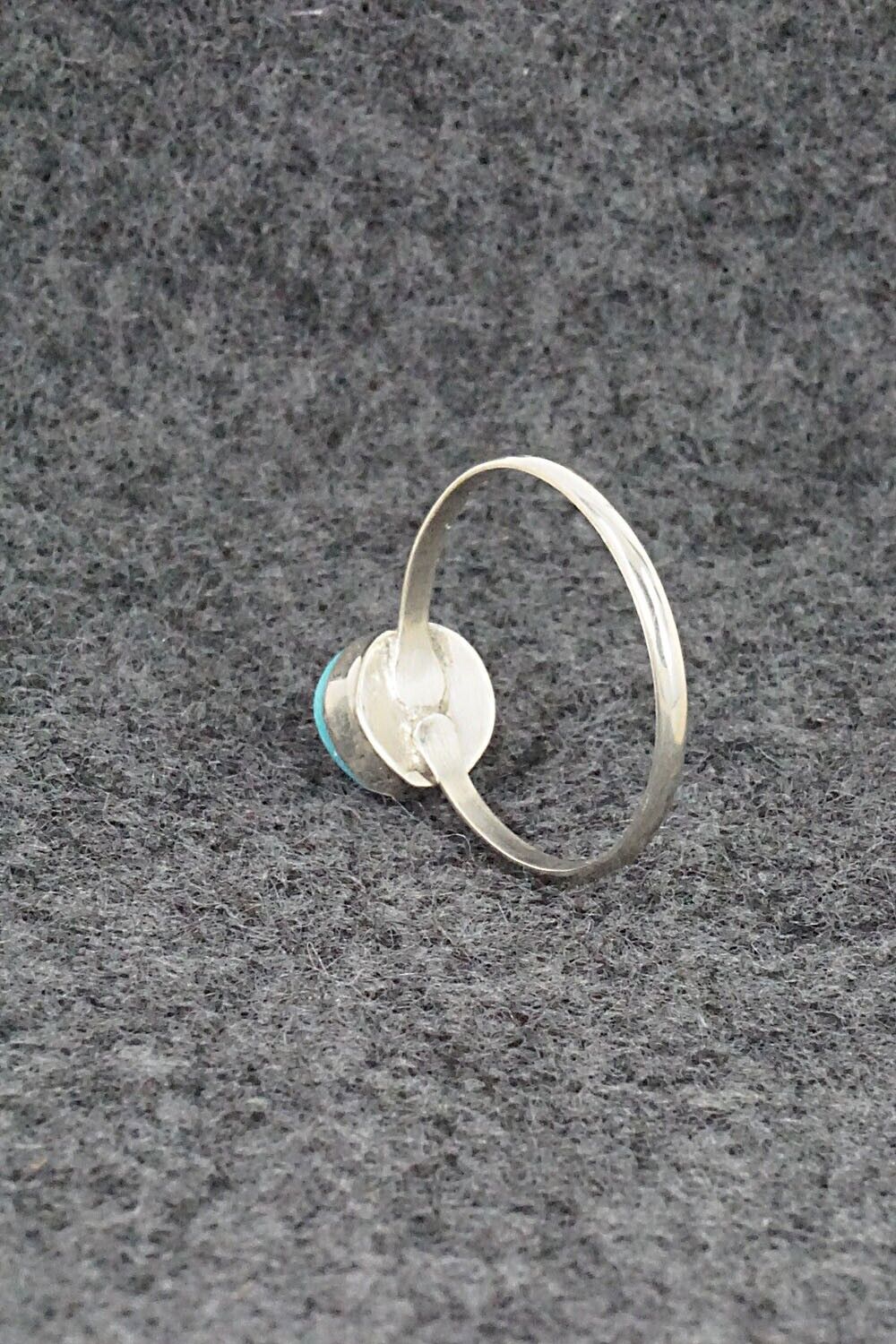 Turquoise & Sterling Silver Ring - Trista Slow - Size 6.25