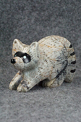Racoon Zuni Fetish Carving - Eli Cheama