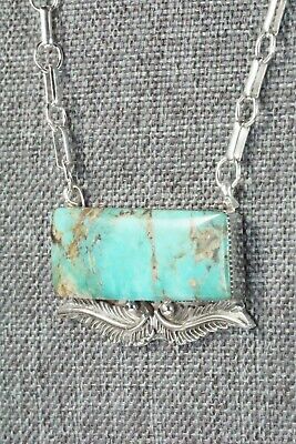 Turquoise & Sterling Silver Necklace - Greg Yazzie
