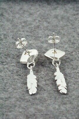 Turquoise & Sterling Silver Earrings - Anissa Martinez