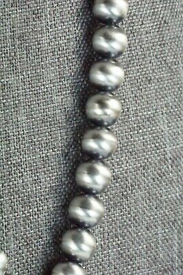 Turquoise & Sterling Silver Pearl Necklace - Jan Mariano - High Lonesome Trading