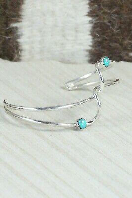 Turquoise & Sterling Silver Bracelet - Yolanda Skeets - High Lonesome Trading