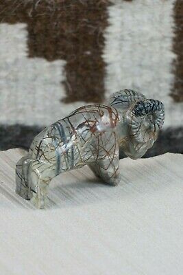 Ram Zuni Fetish Carving - Kevin Quam - High Lonesome Trading