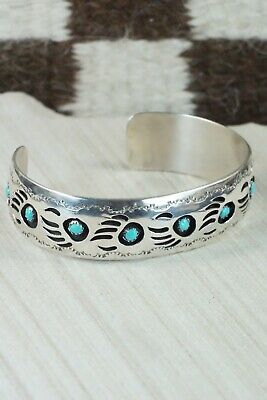 Turquoise & Sterling Silver Bracelet - Pearlene Spencer