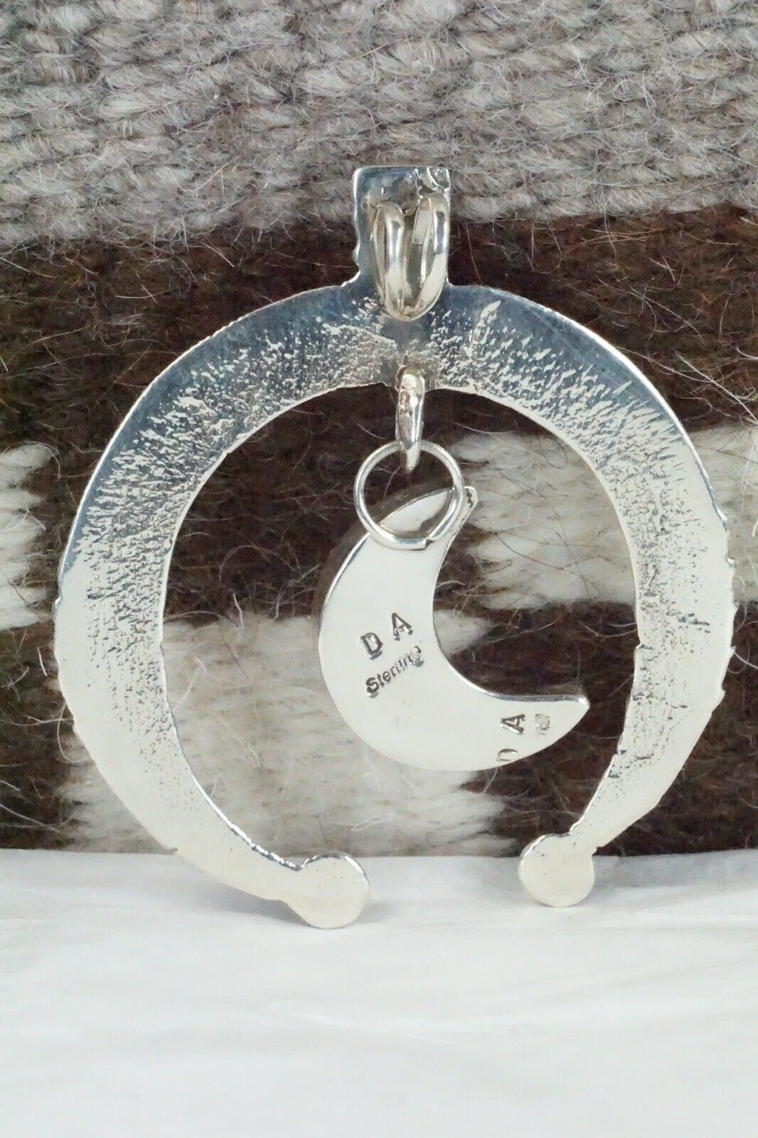 Turquoise and Sterling Silver Pendant - Delbert Arviso