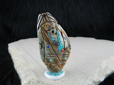 Corn Maiden - Zuni Fetish - Vickie Quandelacy - Zuni Corn Maiden Carving - High Lonesome Trading