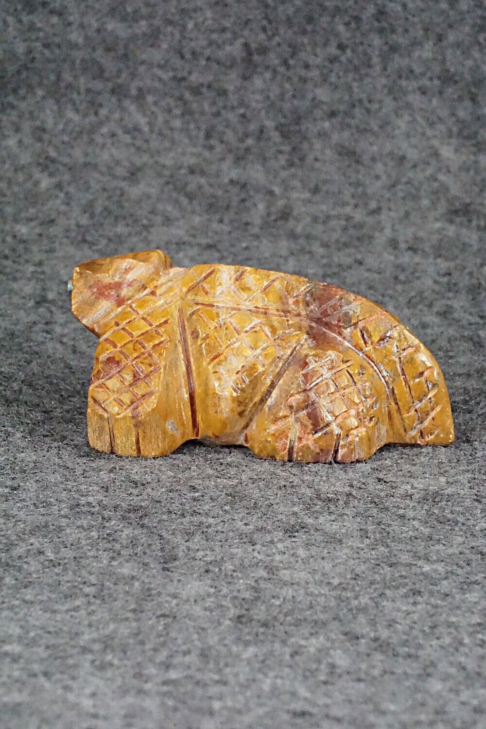 Horned Toad Zuni Fetish Carving - Carl Etsate