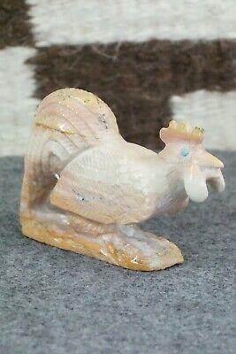 Rooster Zuni Fetish Carving - Derrick Kaamasee - High Lonesome Trading