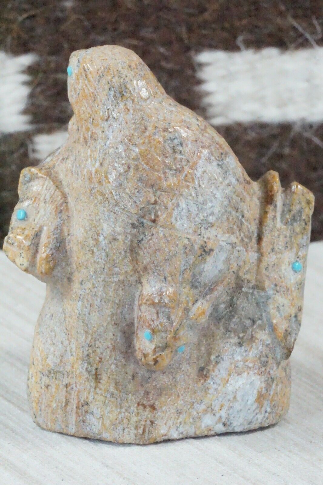 Six Directional Zuni Fetish Carving - Derrick Kaamasee