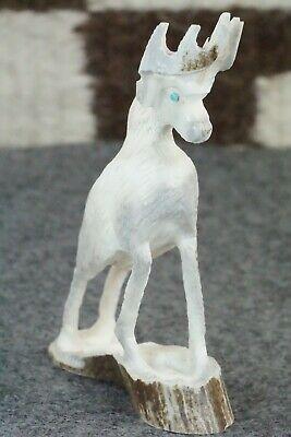 Deer Zuni Fetish Carving - Jerrold Lahaleon - High Lonesome Trading