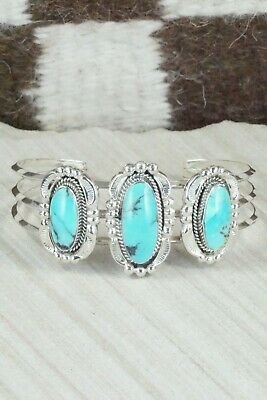 Turquoise & Sterling Silver Bracelet - Irvin Tsosie