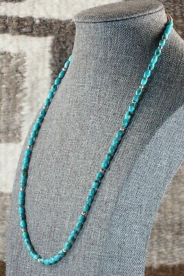 Navajo Turquoise & Sterling Silver Necklace - Native American