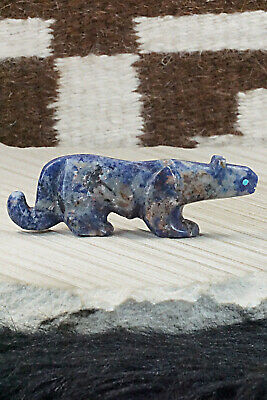 Mountain Lion Zuni Fetish Carving - Ronnie Lunasee