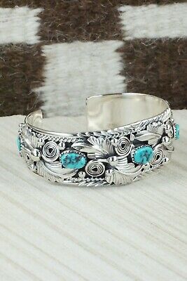 Turquoise & Sterling Silver Bracelet - Henry Attakai