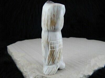 Owl Zuni Fetish Carving - Robert Weahkee - High Lonesome Trading