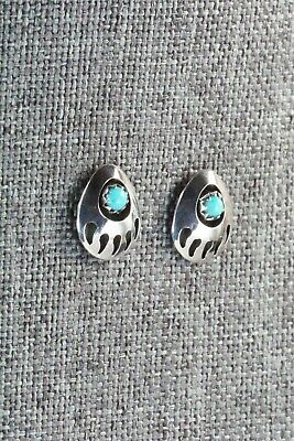 Turquoise & Sterling Silver Earrings - Leta Parker